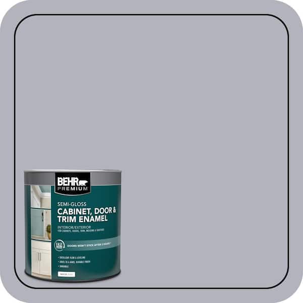 BEHR PREMIUM 1 qt. #N540-3 Vanity Semi-Gloss Enamel Interior/Exterior Cabinet, Door & Trim Paint (2)