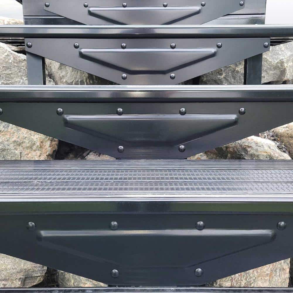 Pylex 1 ft. Central Steel Stair Stringer Kit (3)