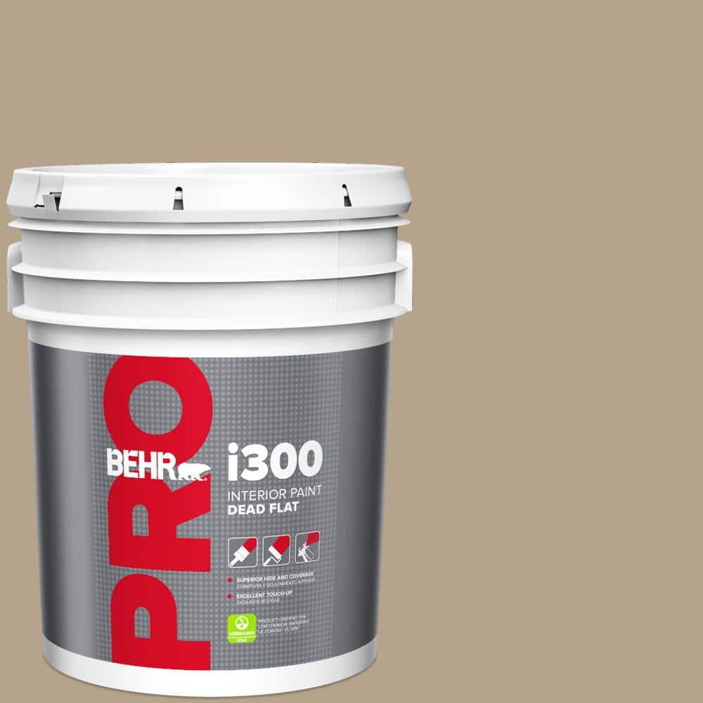 BEHR PRO 5 gal. #ECC-53-2 Wild Rye Dead Flat Interior Paint
