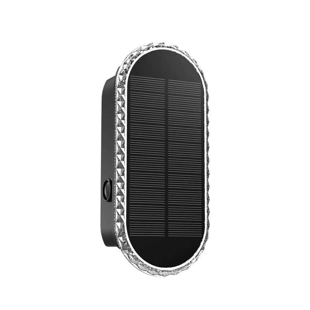 Afoxsos Solar Fence Lights Outdoor Warm White & RGB Up & Down Lighting, Waterproof, Energy-Saving, Easy Install (1)