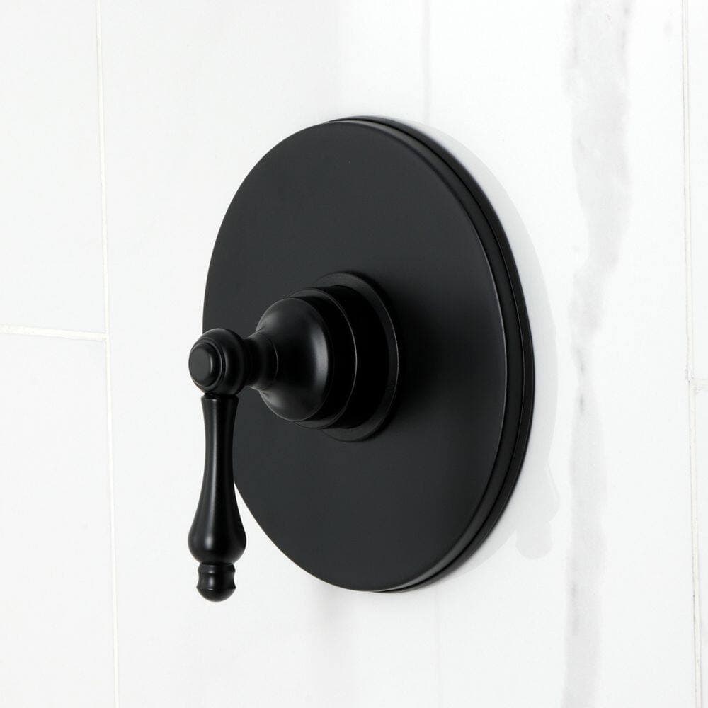 Kingston Brass Revival 1-Handle 1-Spray Tub and Shower Faucet 1.8 GPM in Matte Black (3)