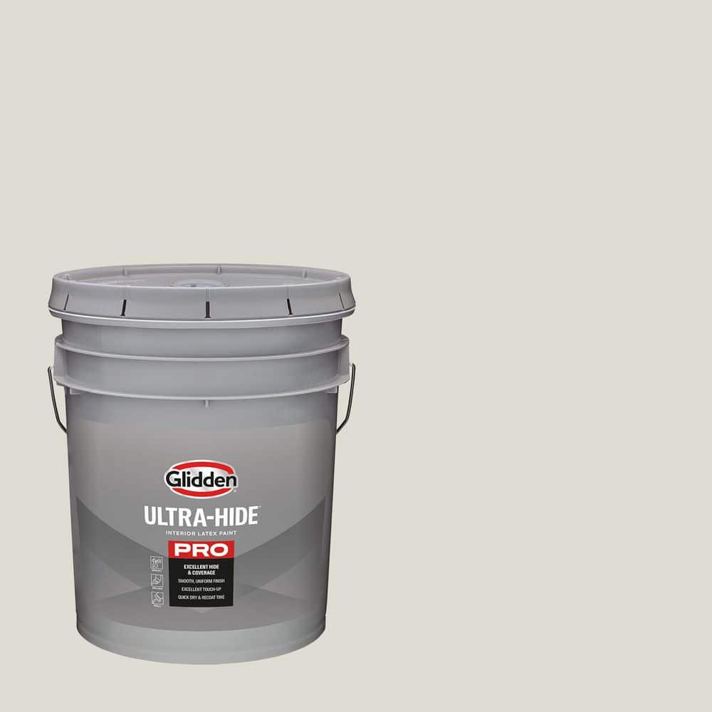 Glidden Ultra-Hide 5 gal. PPG0999-1 In the Cloud Satin Interior Paint