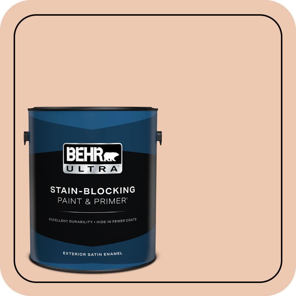 BEHR ULTRA 1 gal. #MQ3-39 Sweet Pastel Satin Enamel Exterior Paint & Primer