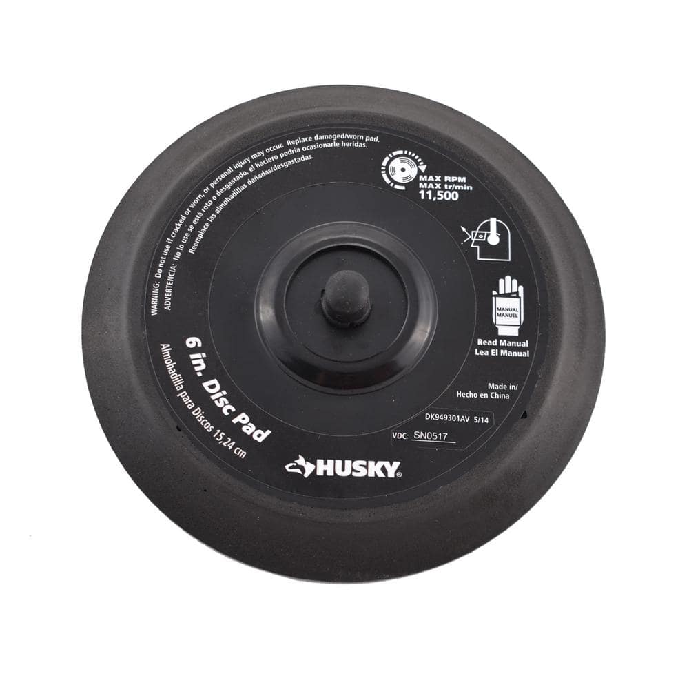 Husky 6 in. Dual Action Sander Pad
