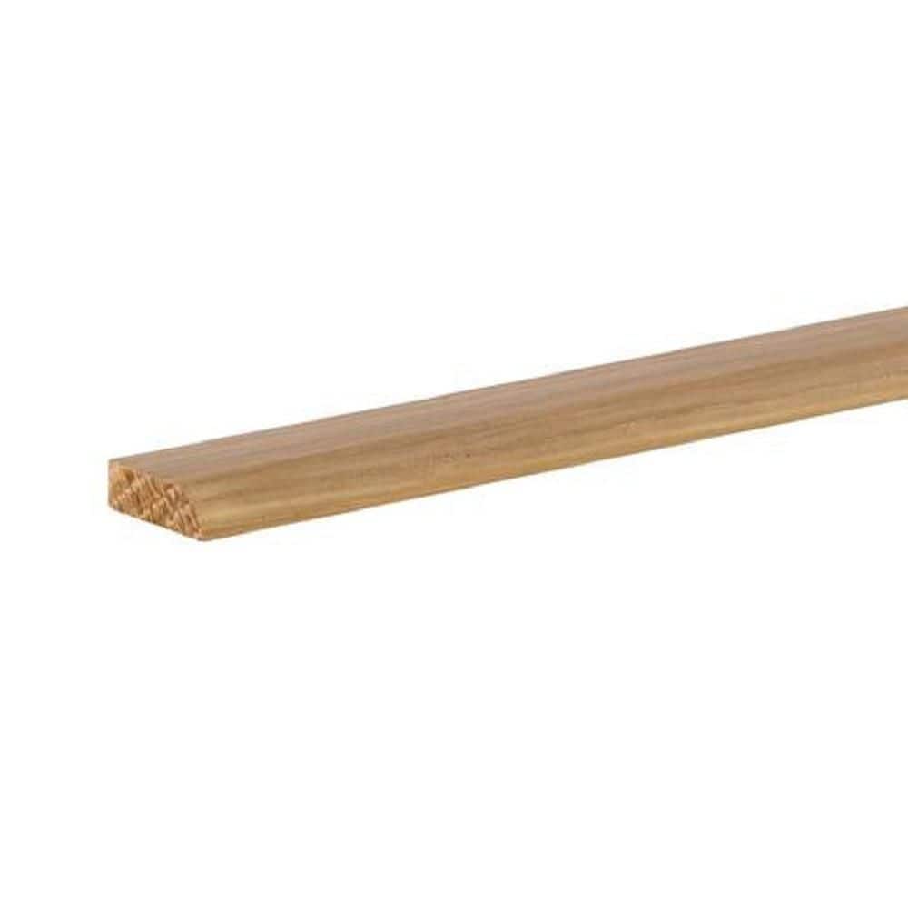 Hampton Bay Avondale/Leyton 0.25 in. W x 90 in. H Scribe Moulding in White Oak