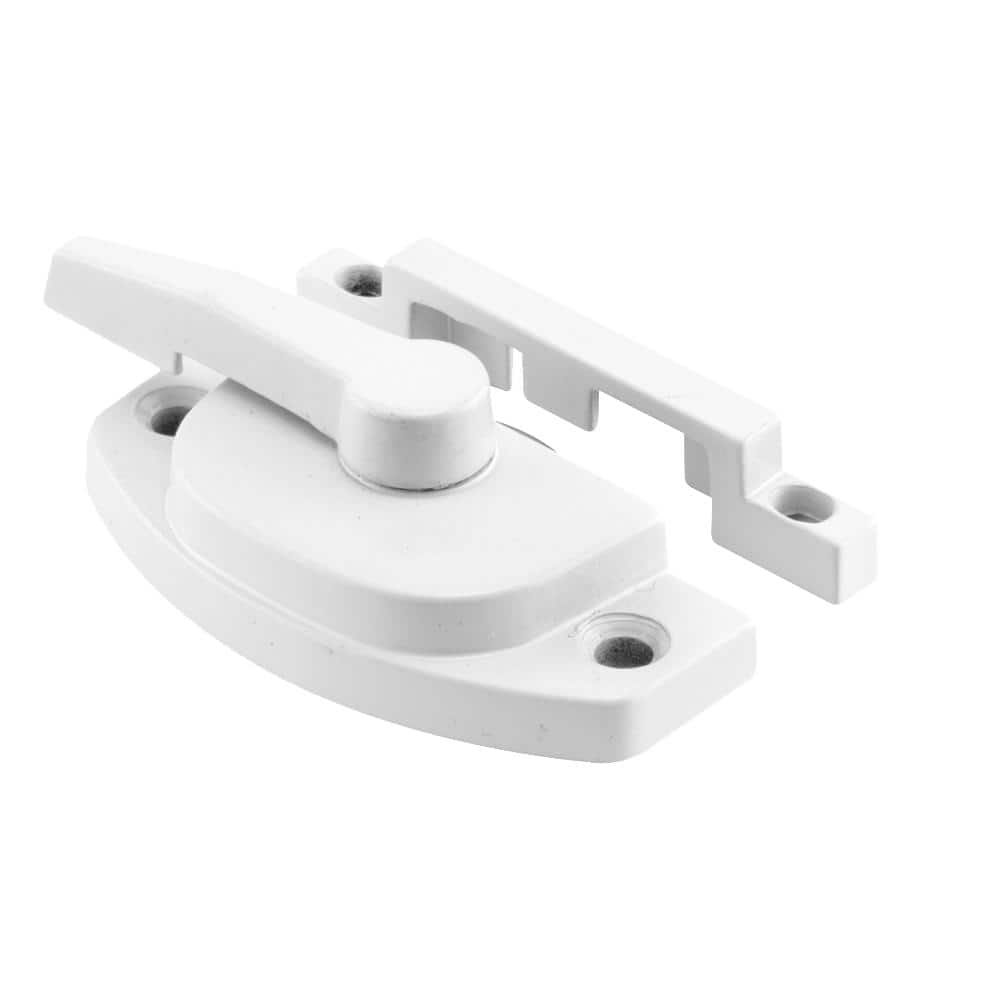 Prime-Line Diecast Construction White Used on Vertical and Horizontal Sliding Windows Sash Lock