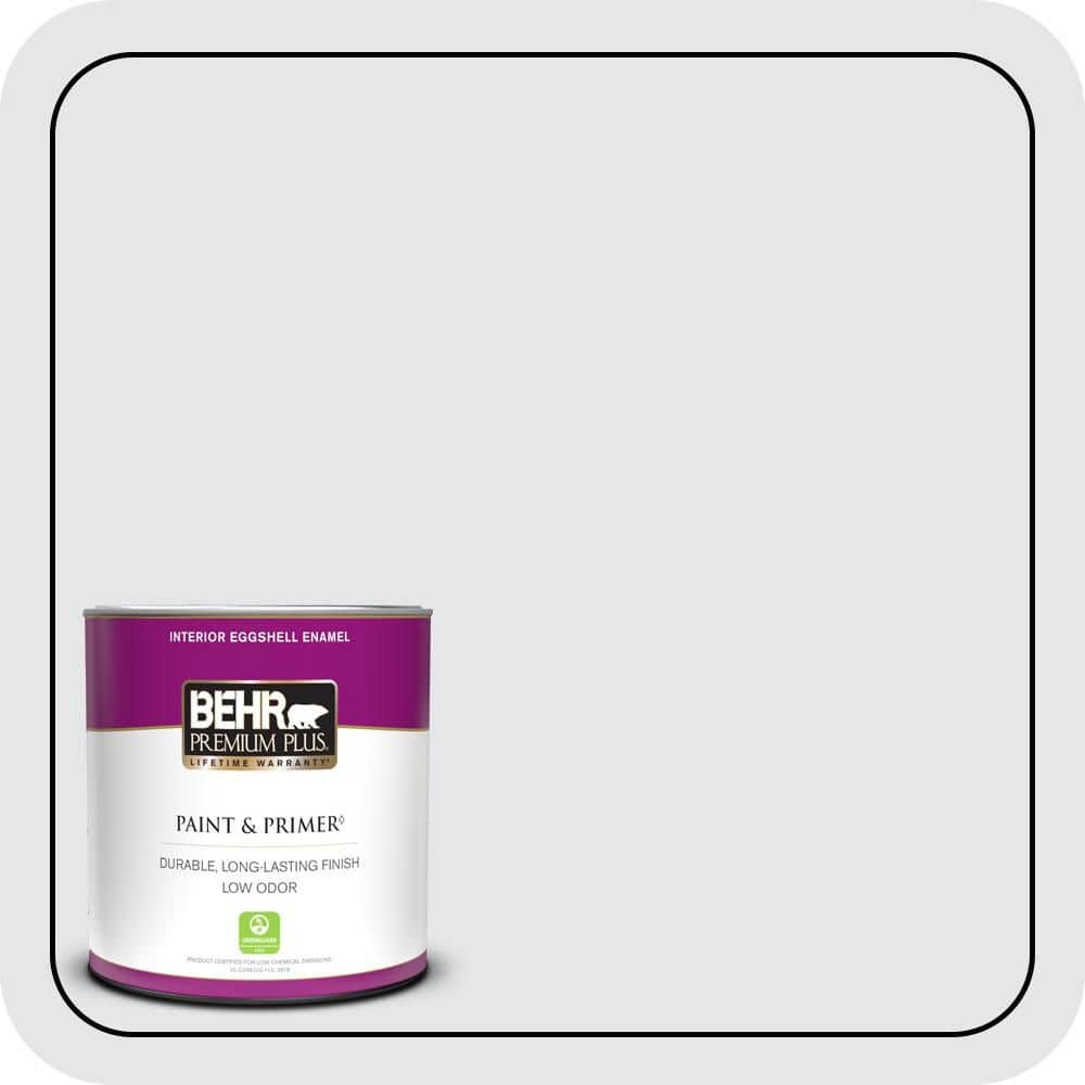 BEHR PREMIUM PLUS #620E-1 Lily Lavender Exterior Stain-Blocking Paint & Primer (1)