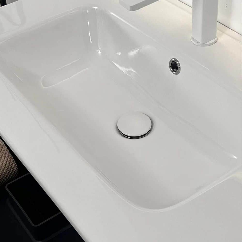 Satico 35.83 in. Drop-in Rectangular Ceramic Bathroom Sink in White with Curved Corner Design (3)