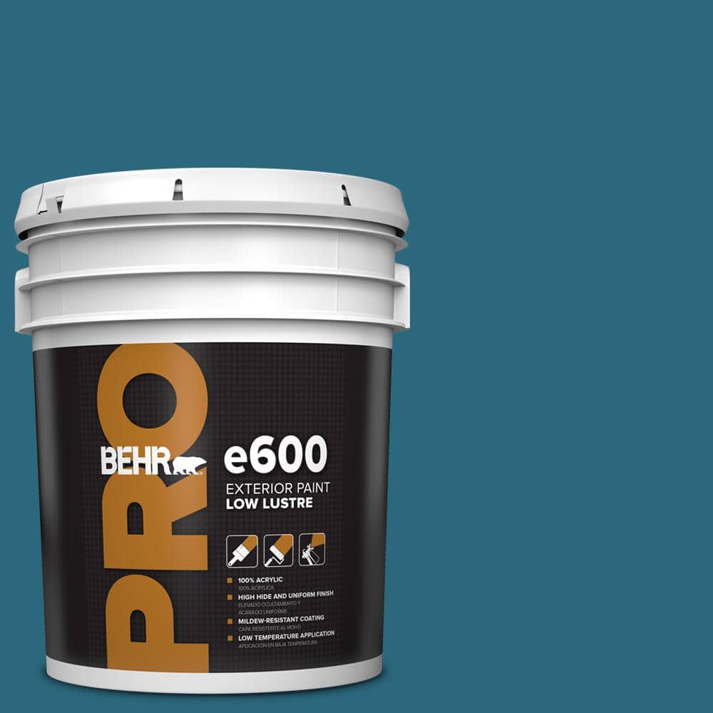BEHR PRO 5 gal. #M480-7 Ice Cave Low Luster Exterior Paint