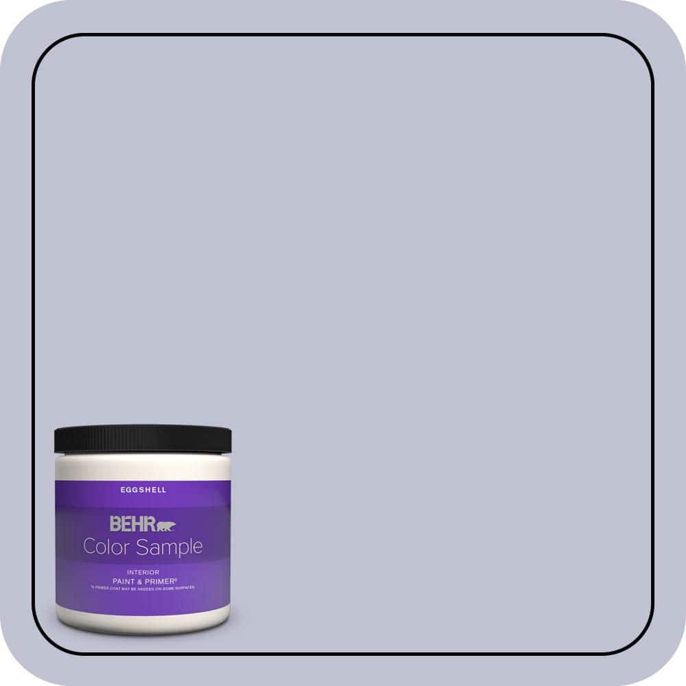 BEHR PREMIUM PLUS 8 oz. #S560-2 Lavender Honor Eggshell Enamel Interior Paint & Primer Color Sample
