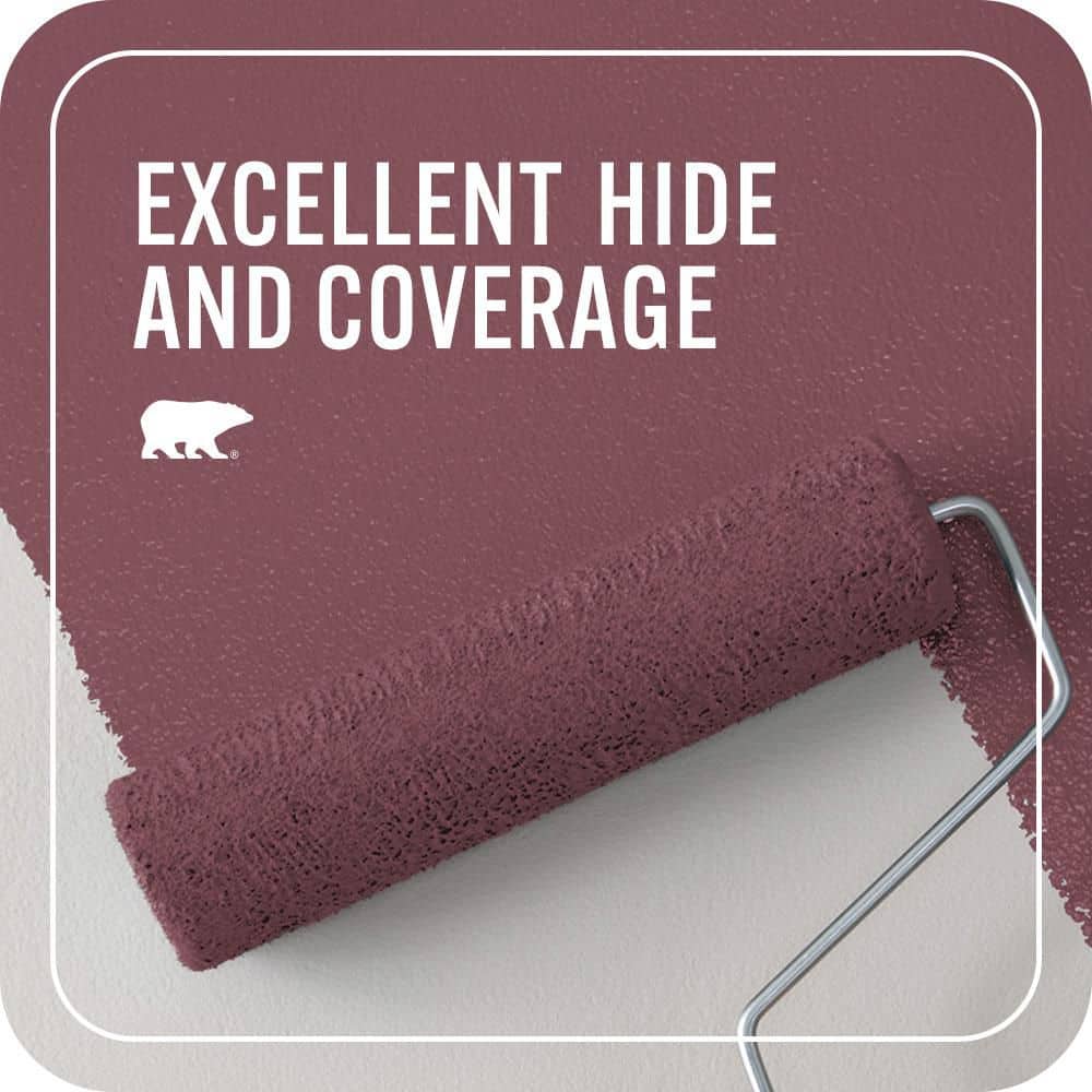 BEHR PREMIUM PLUS #PPU1-15 So Merlot Enamel Interior/Exterior Paint & Primer Color Sample (4)
