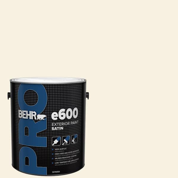 BEHR PRO 1 gal. #GR-W14 Coconut Twist Satin Enamel Exterior Paint (2)