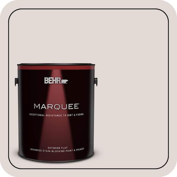 BEHR PREMIUM PLUS 5 gal. #PPL-63 Hint of Mauve Semi-Gloss Enamel Low Odor Interior Paint & Primer (2)