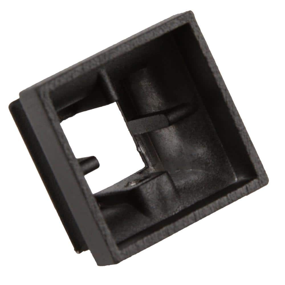 EVERMARK Stair Parts 1/2 in. Matte Black Flat Metal Shoe for Stair Remodel (3)