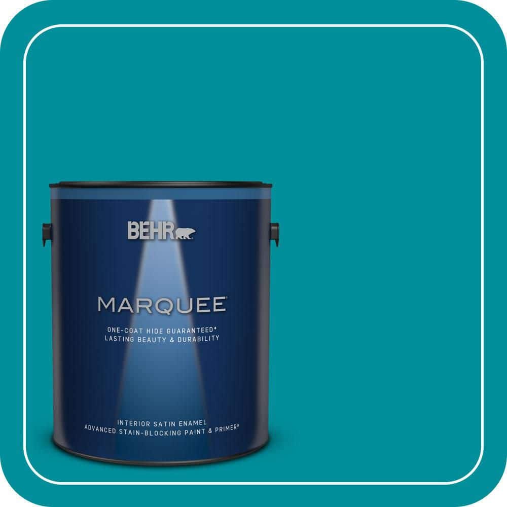 BEHR MARQUEE 1 gal. #P470-6 Bella Vista Satin Enamel Interior Paint & Primer (1)