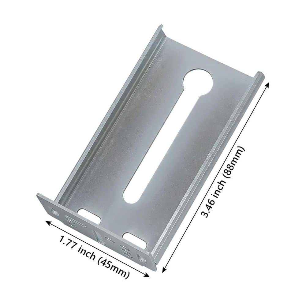 Wudkey 20-Pack Rear Mounting Brackets for Drawer Slide, Cabinet Drawer Brackets for 1.77 in. W Furniture Gildes (2)