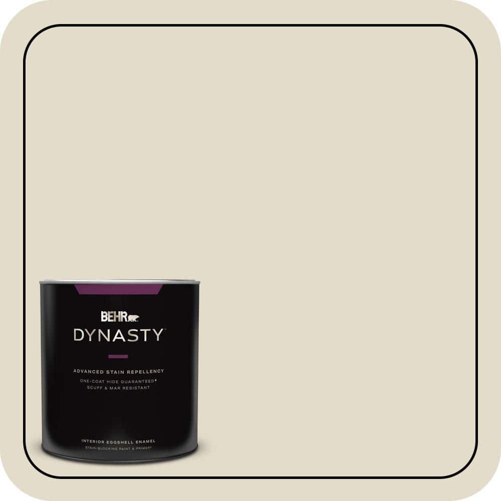 BEHR DYNASTY 1 qt. #PPU7-16 Vintage Linen Eggshell Enamel Interior Stain-Blocking Paint & Primer