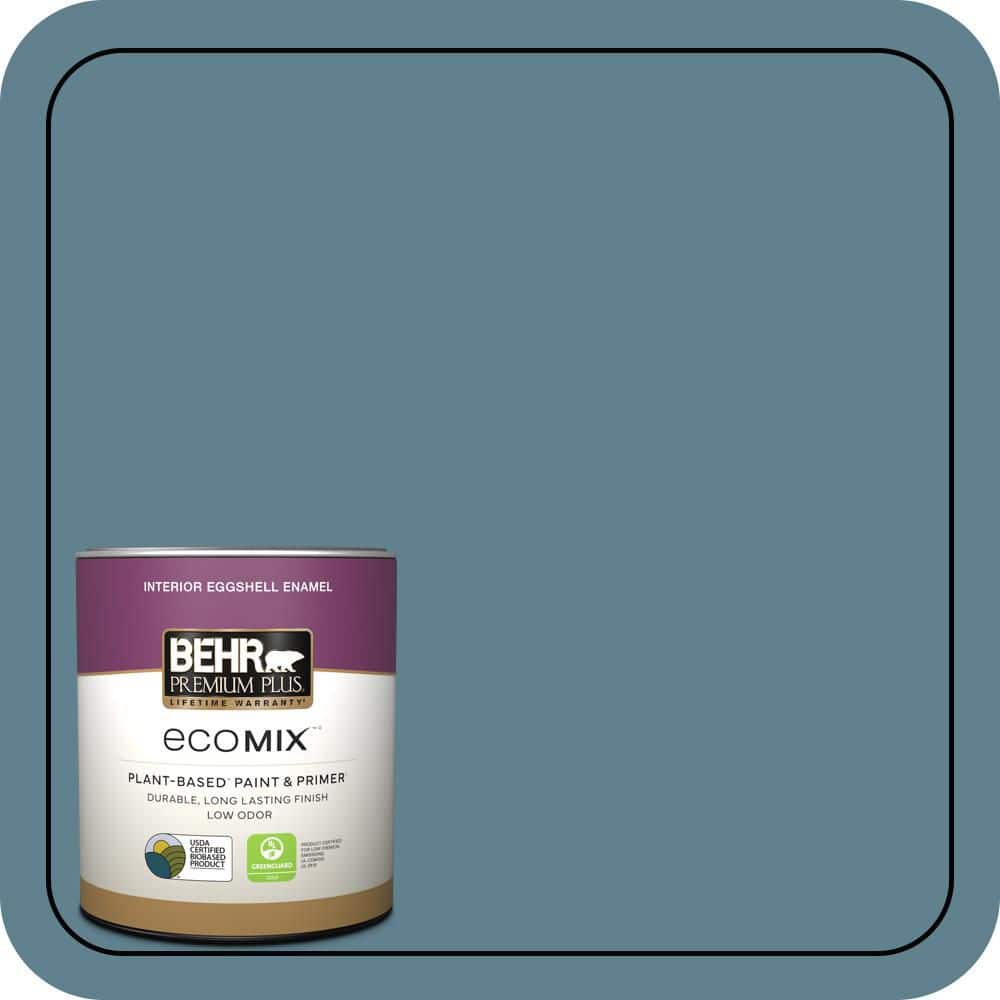 BEHR PREMIUM PLUS #S470-5 Blueprint Enamel EcoMix Plant-Based & Primer (1)
