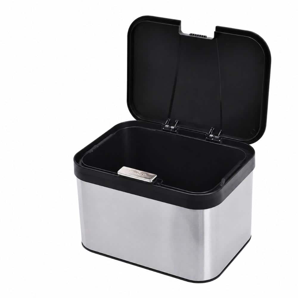 Unbranded Compact Indoor Food Waste Compost Bin with Sealed Lid and 1.13 Gallon Capacity for Kitchen Countertop (2)