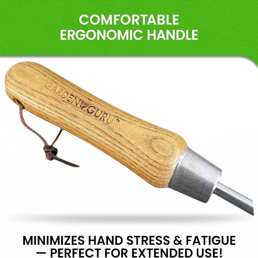 GARDEN GURU 14 in Eco Super Strong Garden Trowel with Ergonomic Wood Handle (3)