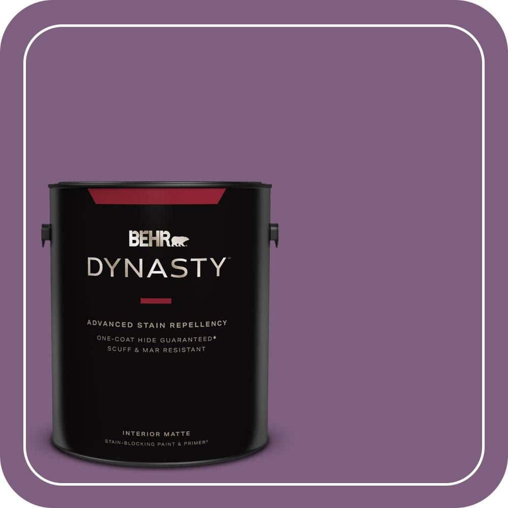 BEHR DYNASTY 1 gal. #MQ5-34 Showstopper One-Coat Hide Matte Interior Stain-Blocking Paint & Primer