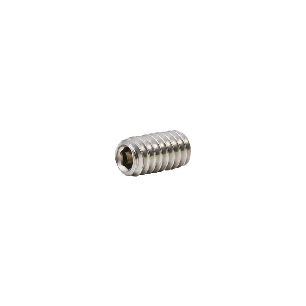Everbilt 1/4 in. x 20 tpi x 1/2 in. Stainless Steel Socket Set Screw (2-Piece)