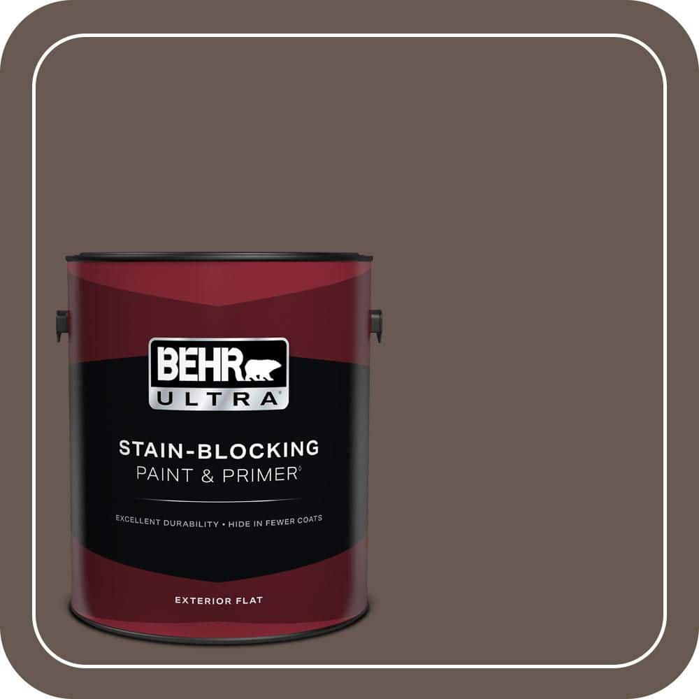 BEHR ULTRA 1 gal. #MQ2-44 Museum Flat Exterior Paint & Primer
