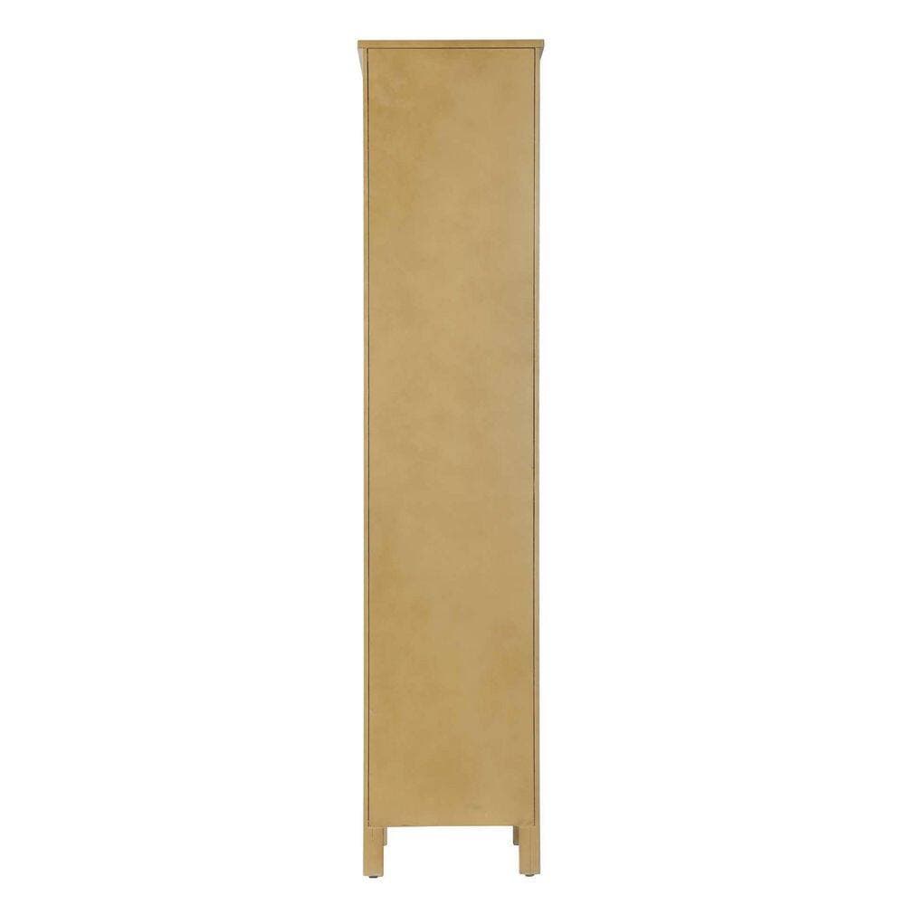 TIMELESS HOME 16 in. W x 18 in. D x 72 in. H Beige Freestanding Linen Cabinet (3)