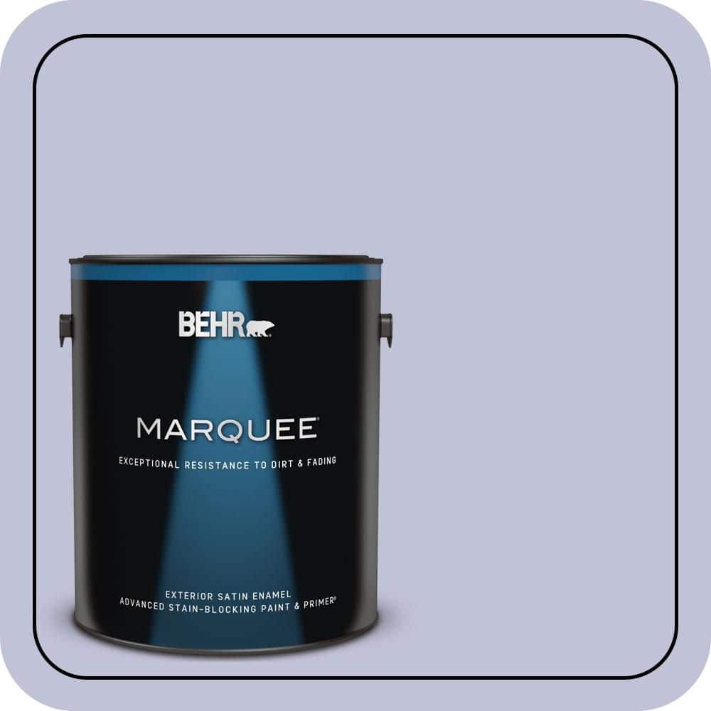 BEHR MARQUEE 1 gal. #M550-3 Foxglove Satin Enamel Exterior Paint & Primer