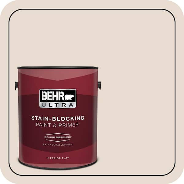 BEHR ULTRA 1 gal. #PWN-62 Tuscan Beige Extra Durable Flat Interior Paint & Primer (2)