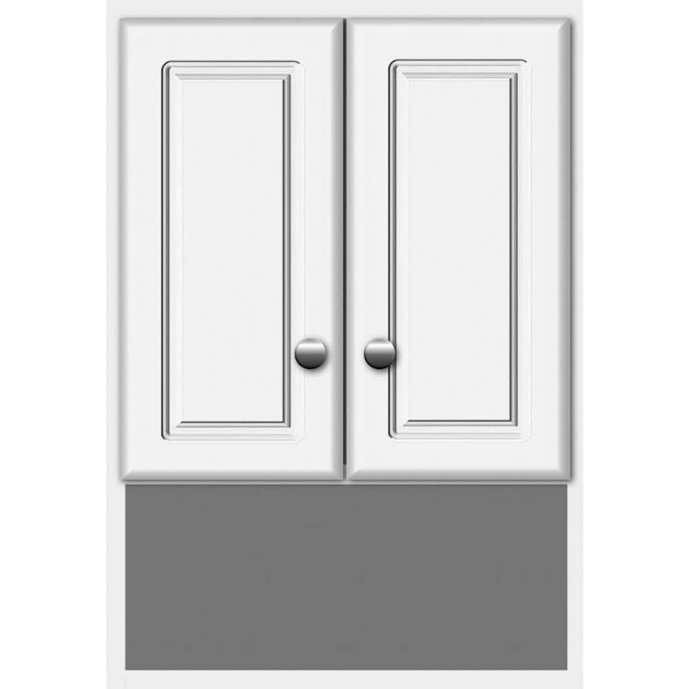 Simplicity by Strasser Ultraline 18 in. W 8.5 in. D 26 in. H Simplicity Wall Cabinet/Toilet Topper/Over the John