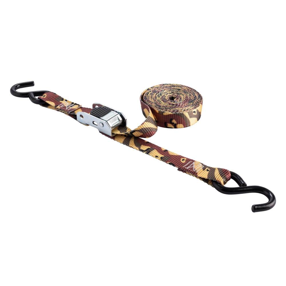 Keeper 12ft. x 1in. 500lbs. Cam Buckle Tie Down Strap (4 Pack)