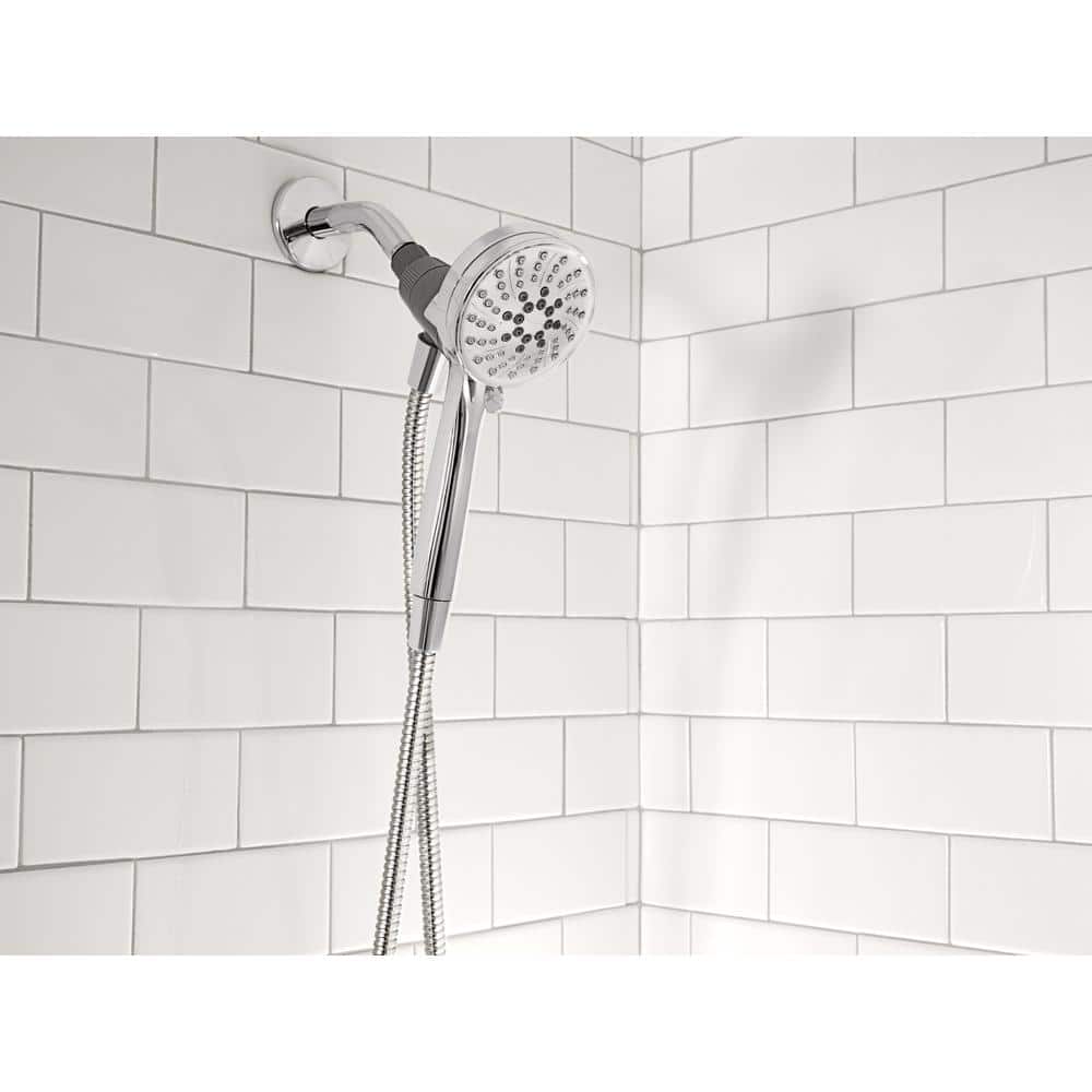 MOEN Darcy with Magnetix Single-Handle 6-Spray 3.75 in. Tub and Shower Faucet in Chrome (Valve Included) (3)