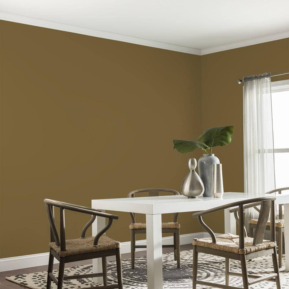 Glidden Premium 1 gal. PPG1103-7 Twig Basket Eggshell Interior Latex Paint (4)