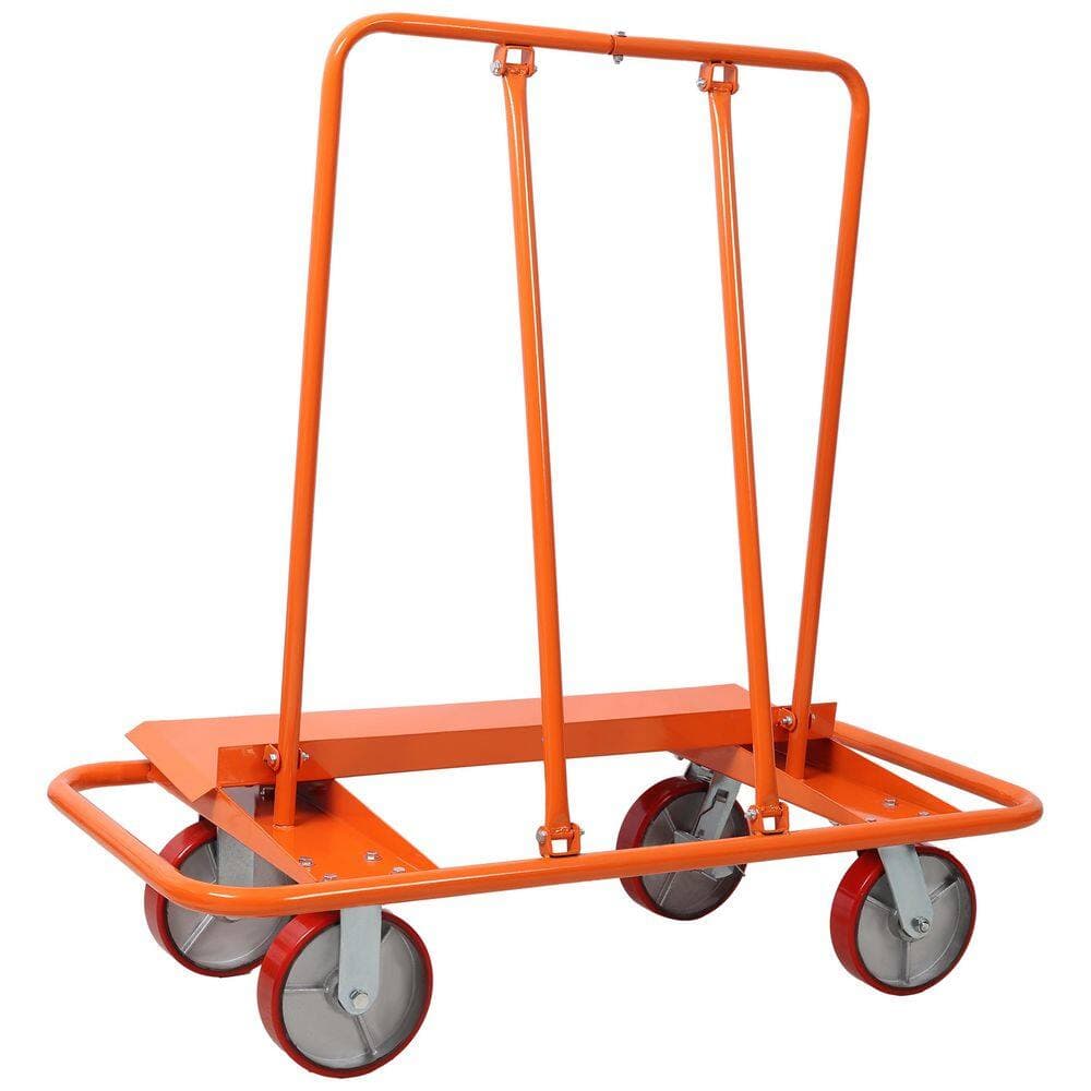 Tatayosi Heavy Duty Drywall Cart Sheet Handling Cart Panel Dolly with Brake, 3300 lb. Load Capacity (3)