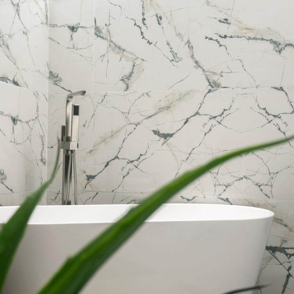 MSI Lockson Mix 24 in. x 48 in. Polished Porcelain Stone Look Floor and Wall Tile (8 sq. ft./Each) (4)