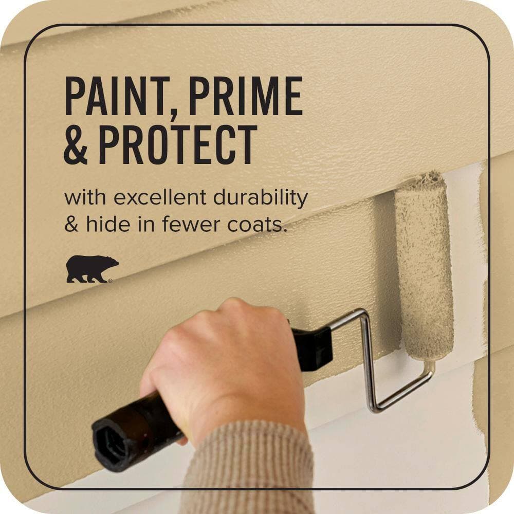 BEHR ULTRA 1 qt. #S310-4 Perennial Gold Satin Enamel Exterior Paint & Primer (3)