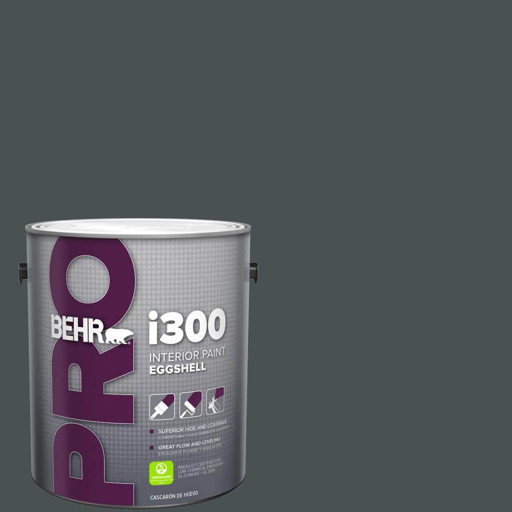 BEHR PRO 1 gal. #720F-7 Dark as Night Eggshell Interior Paint (1)