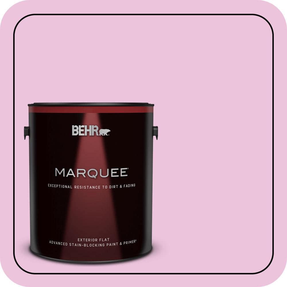 BEHR MARQUEE 1 gal. #680A-2 Sugar Sweet Flat Exterior Paint & Primer (1)