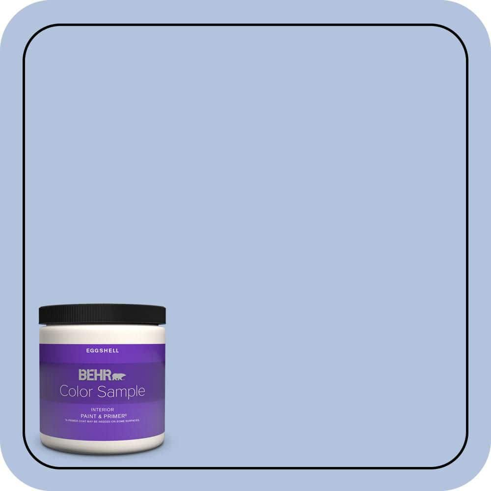 BEHR PREMIUM PLUS 8 oz. #M540-3 Eternal Elegance Eggshell Enamel Interior Paint & Primer Color Sample (1)