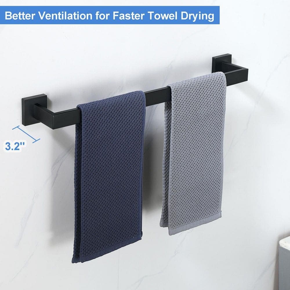 ATKING Piece Bath Hardware Set with Towel Bar Hand Towel Holder Toilet Paper Holder Towel/Robe Hook (3)