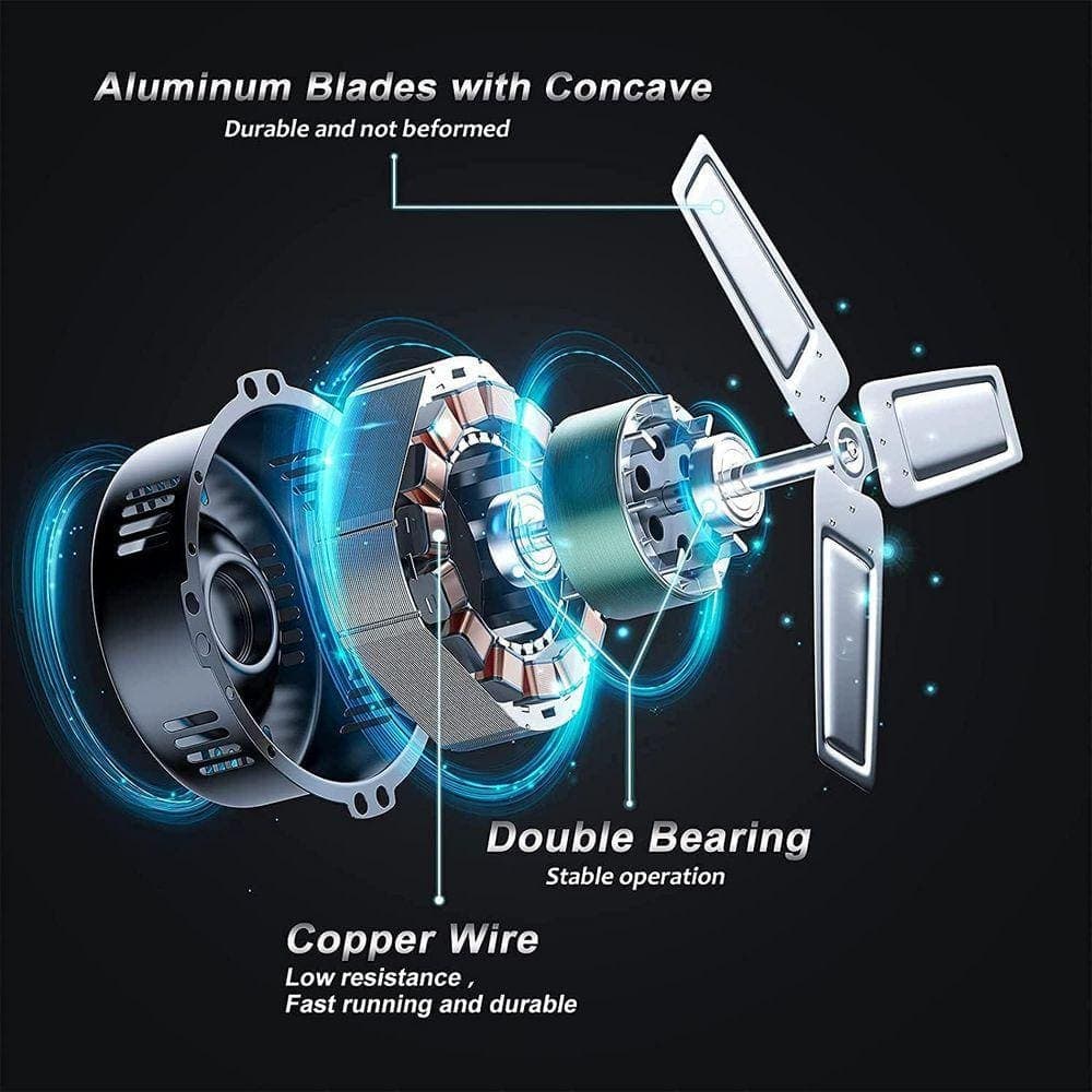 Stbine 24 in. 3 fan speed Drum Fan Air Circulation High Velocity Industrial Fan with 360° Adjustable Tilt in Black (2)