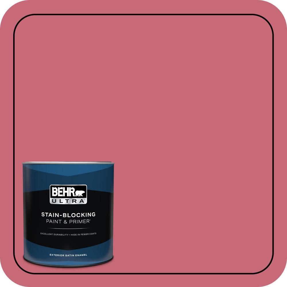 BEHR ULTRA 1 qt. #P140-5 Lovebirds Satin Enamel Exterior Paint & Primer