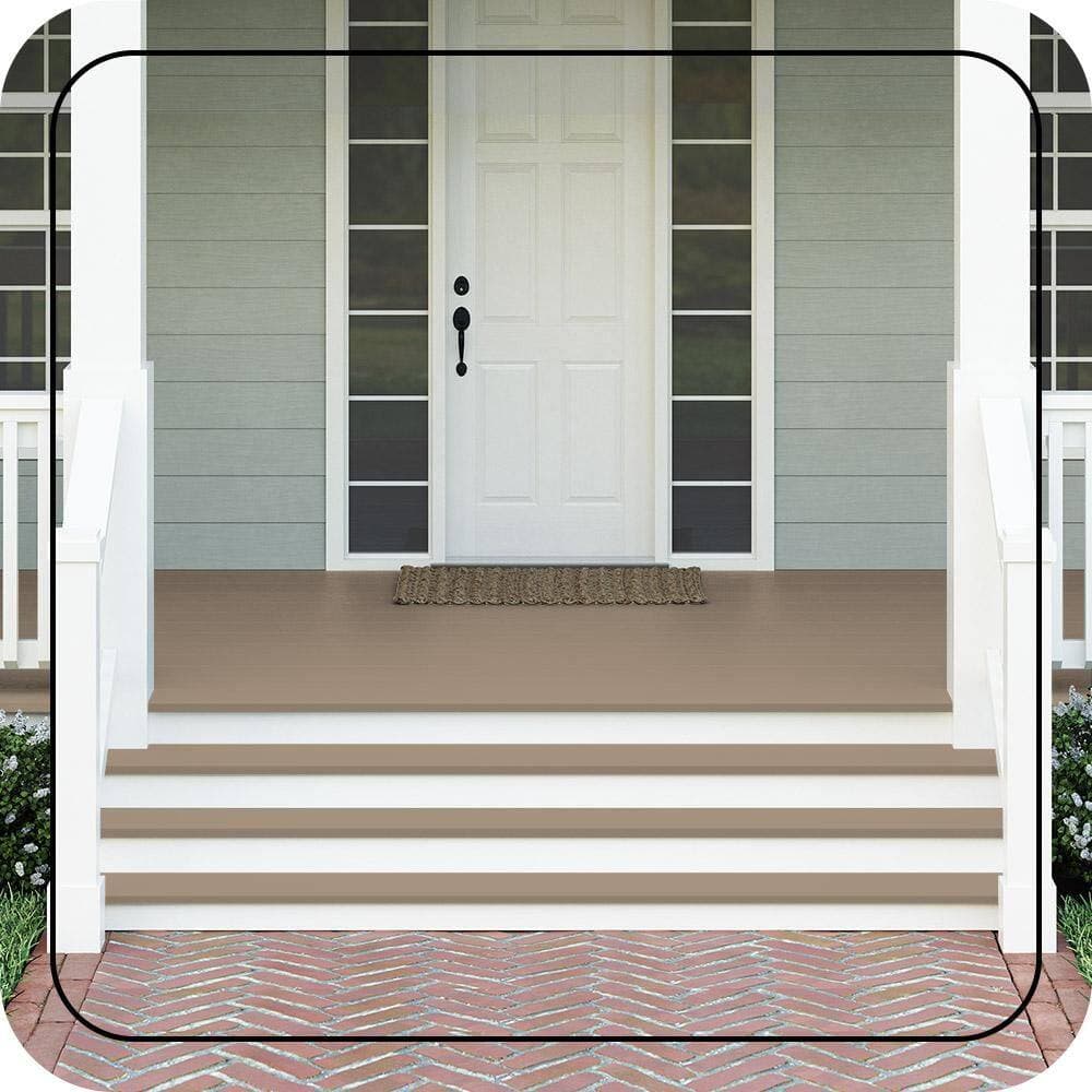 BEHR PREMIUM #PPU7-05 Textured Low-Lustre Enamel Interior/Exterior Porch and Patio Anti-Slip Floor Paint (2)