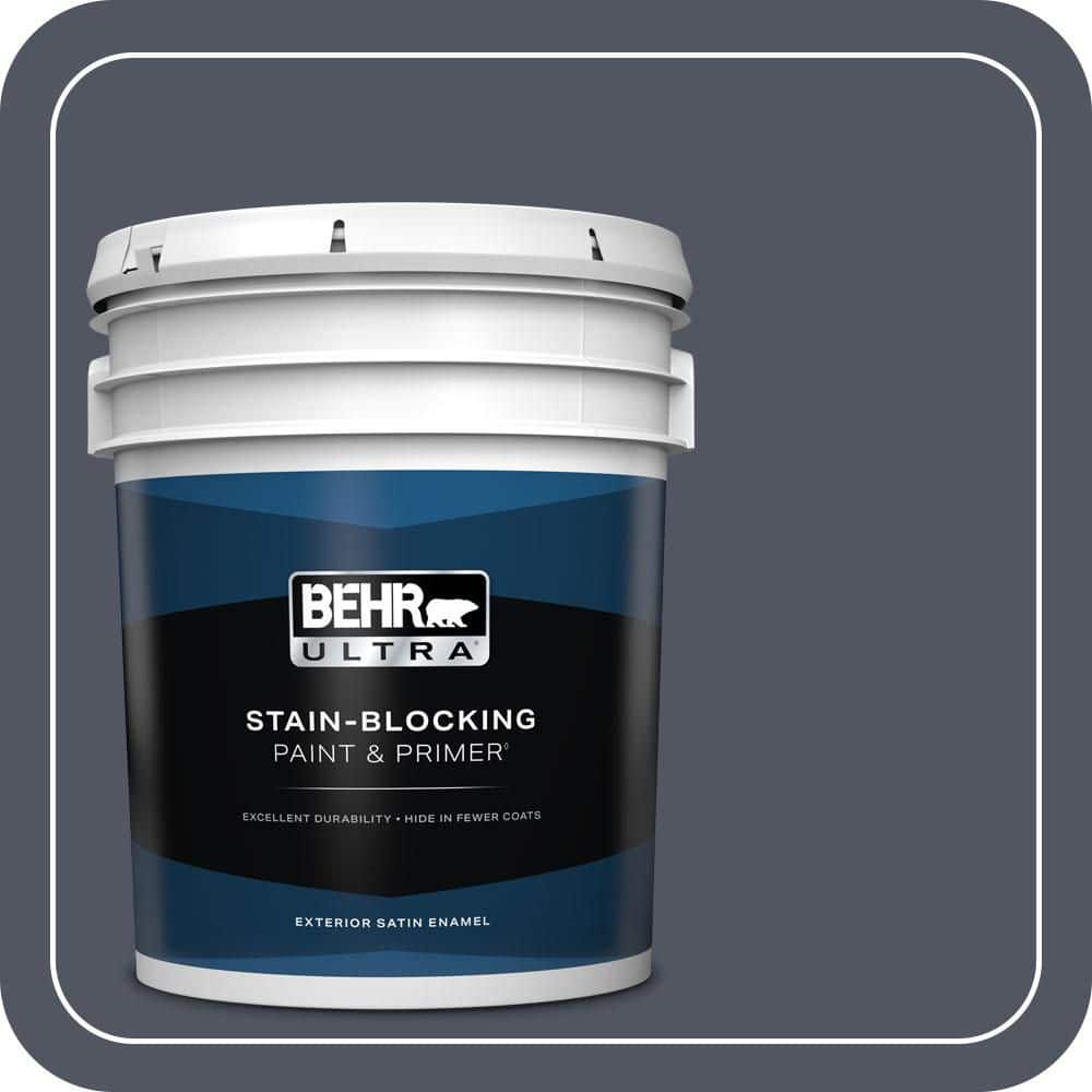 BEHR ULTRA 5 gal. #MQ5-6 Ball Gown Satin Enamel Exterior Paint & Primer