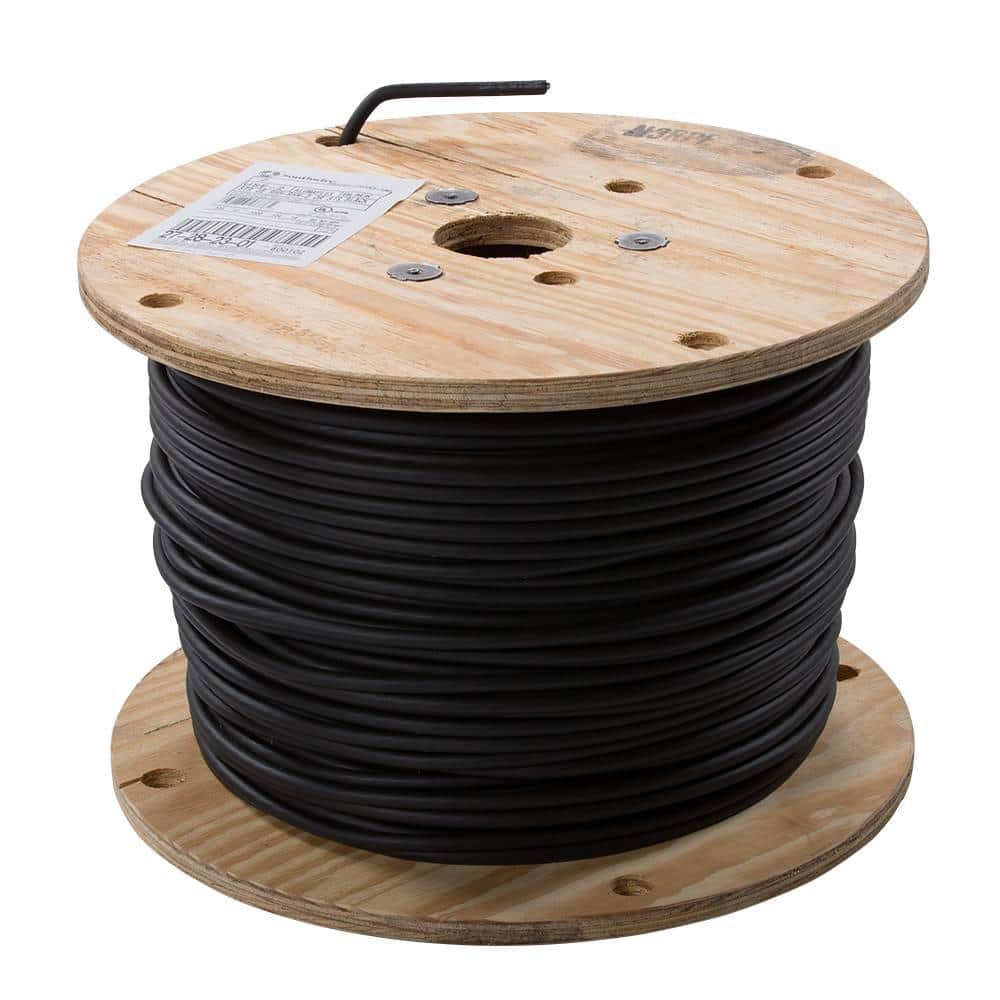Southwire 1,000 ft. 2 Black Stranded AL USE-2 Cable (3)