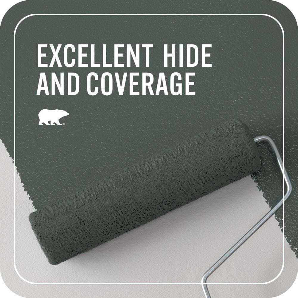 BEHR PREMIUM PLUS #N420-7 Alpine Trail Interior/Exterior Paint & Primer Color Sample (4)