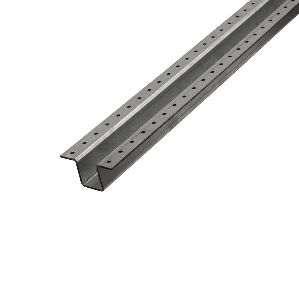 YARDGARD 7-1/2 ft H x 3-1/2 in W Galvanized Steel Privacy Fence Line Post for Wooden Fences (1)