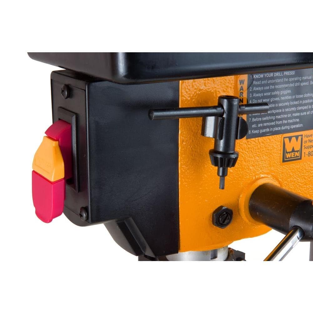WEN 2.3-Amp 8 in. 5-Speed Cast Iron Benchtop Drill Press with 1/2 in. Chuck Capacity (3)