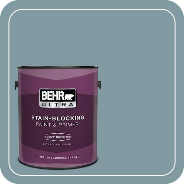 BEHR PREMIUM PLUS #ECC-56-3 Lake View Flat Low Odor & Primer (2)